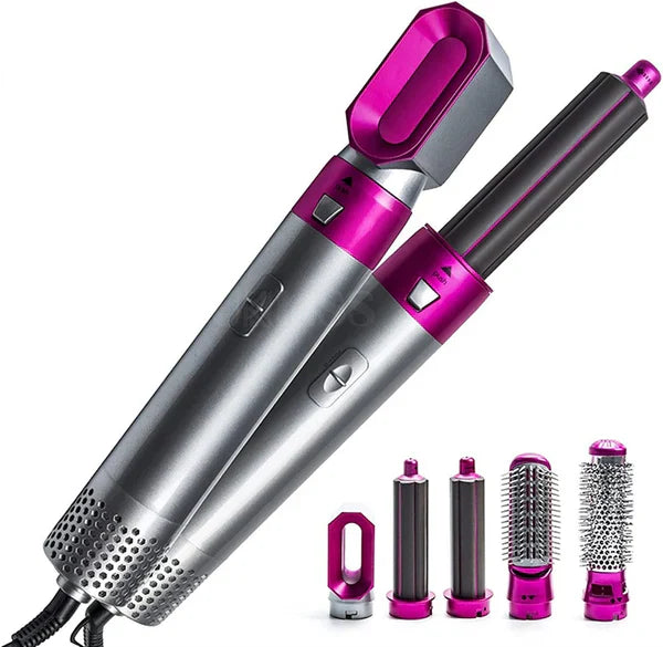 Hair Dryer Set 5 in 1 Hot Air Comb Blow Volumizer Brush 5 in 1 Hair Styler